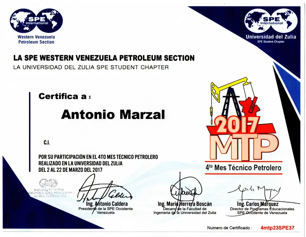 Preview of 4th Petroleum Technical Month 2017 (attendance)